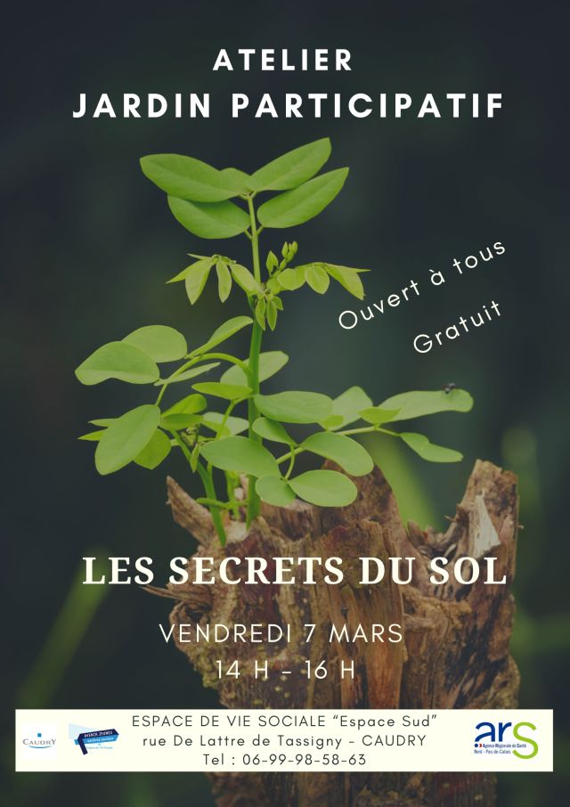 Atelier Jardin participatif - Les secrets du sol