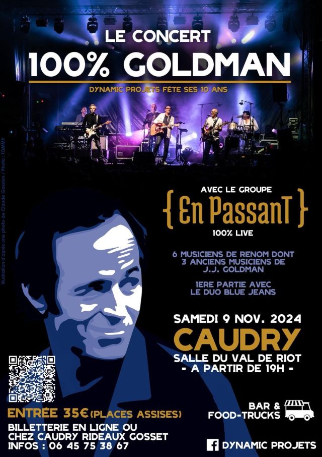 Concert 100% GOLDMAN avec le groupe {EN PASSANT}