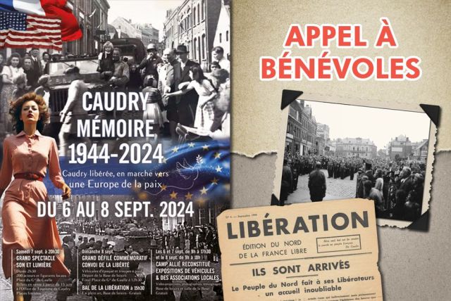 Appel à bénévoles - 80ème anniversaire de la libération de Caudry