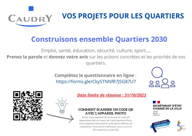 Consultation Contrat Ville "Quartiers 2030" ...