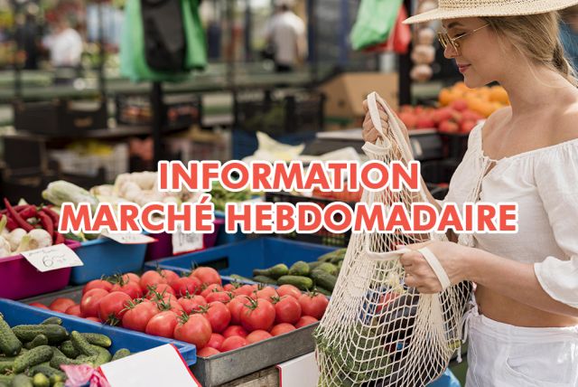 MODIFICATION : Déplacement du marché hebdomadaire