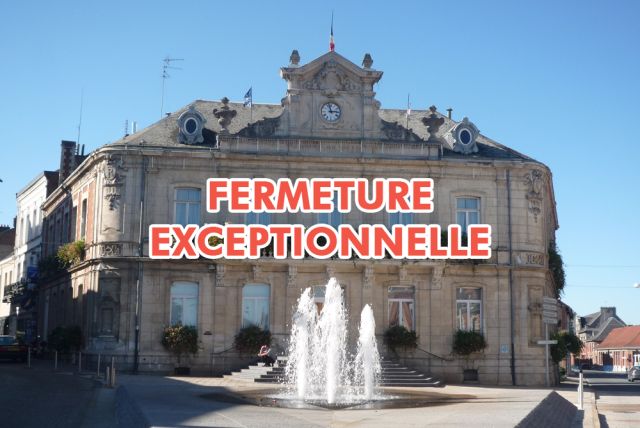 Fermeture exceptionnelle de la mairie