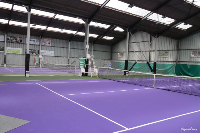 Inauguration des nouveaux courts de tennis au stade Louis Sandras ...