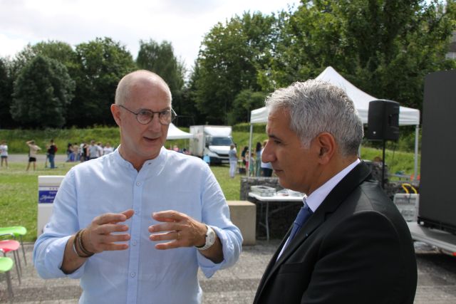 Le Sous-Préfet en visite à Caudry pour « C’est l’été dans mon quartier »