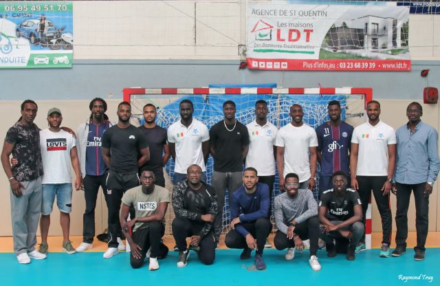 Stage de l'équipe nationale de handball du Sénégal à Caudry...
