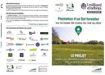 Matinée participative de plantations Ilot forestier du Val du Riot
